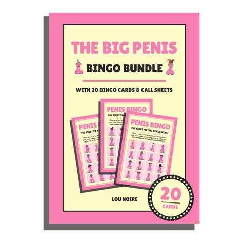 penis bingo|The Big Penis Bingo Bundle